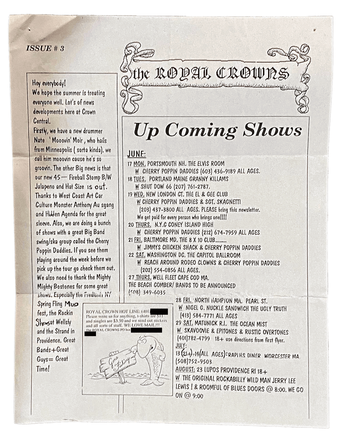 Third Newsletter - 1996