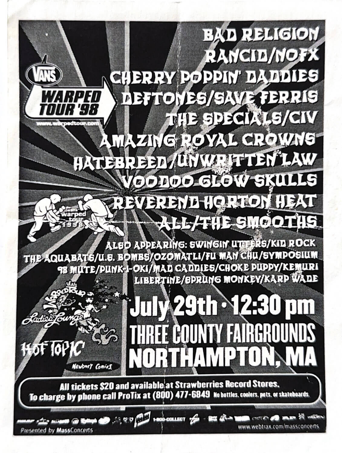 Warped Tour, Northhampton MA - 1998