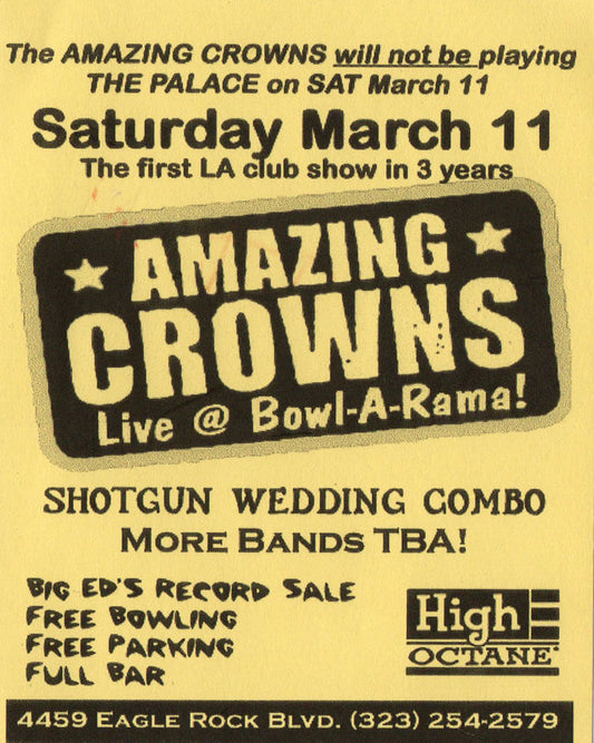 Bowlerama, LA - 2000 (VIDEOS)