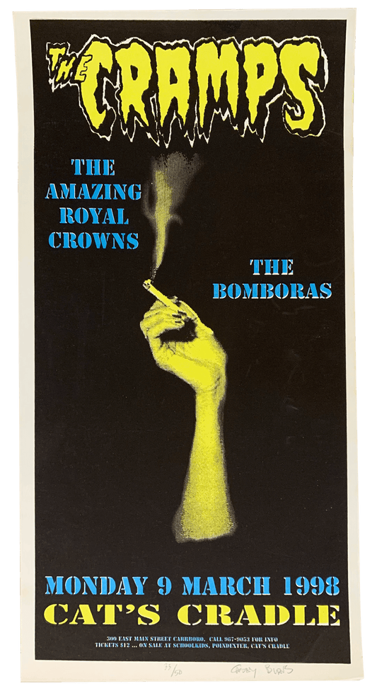 Cramps Tour Flyers & Posters - 1998