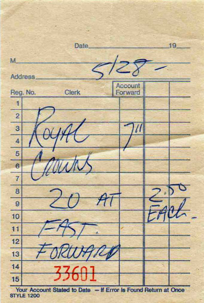 1st Single Release Shows - 1995