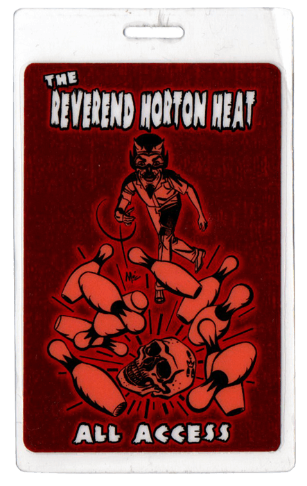 Reverend Horton Heat Tour Laminates & Passes - 1998