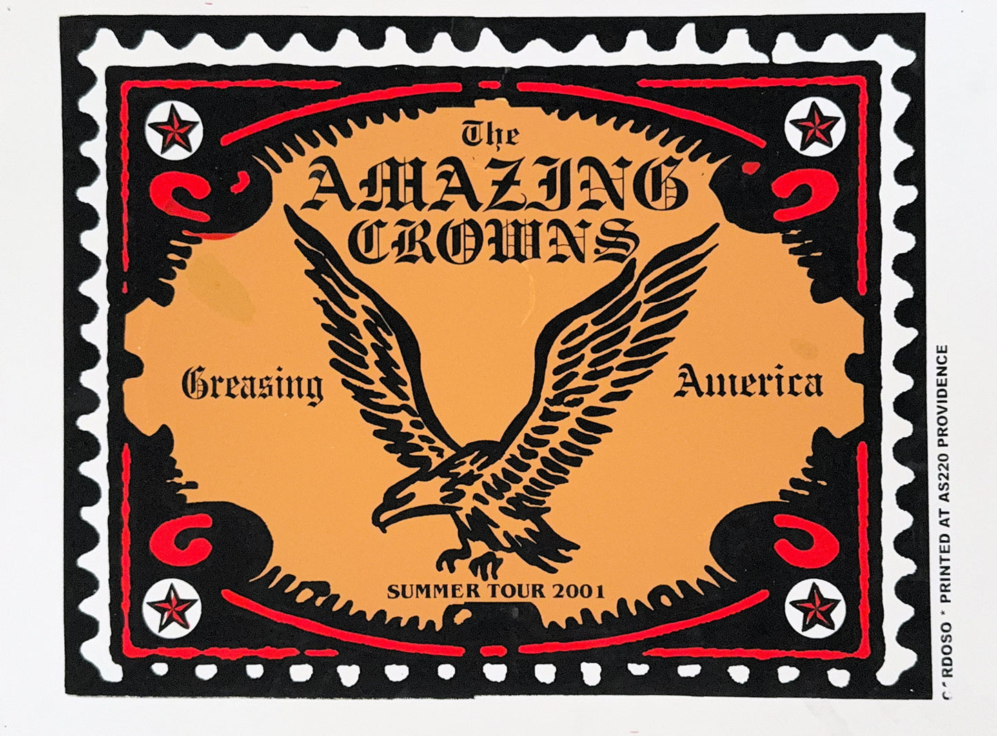 Summer Tour Poster - 2001