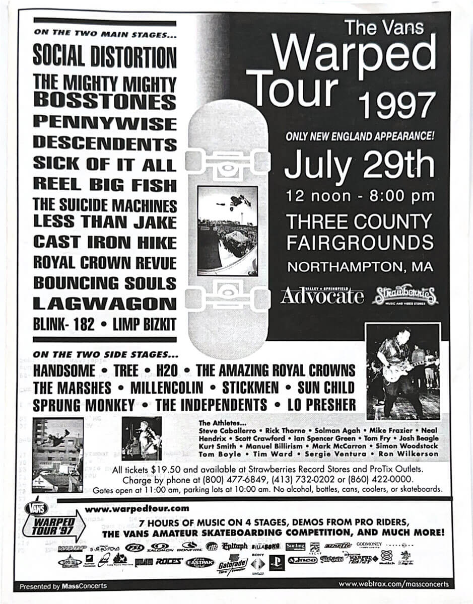 Warped Tour, MA - 1997