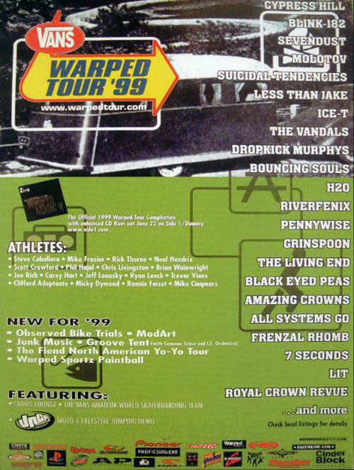 Warped Tour Moments - 1999