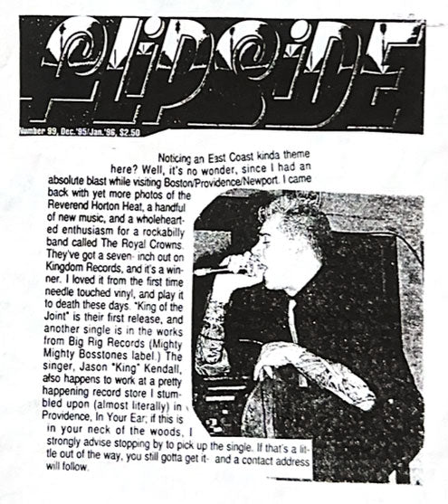 1st Single Release Shows - 1995