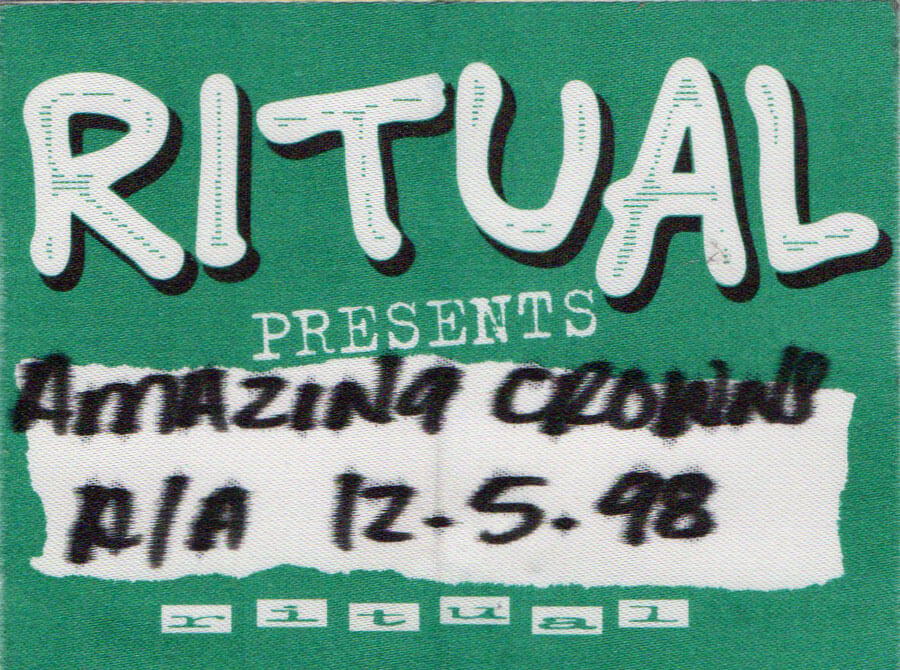 Reverend Horton Heat Tour Laminates & Passes - 1998