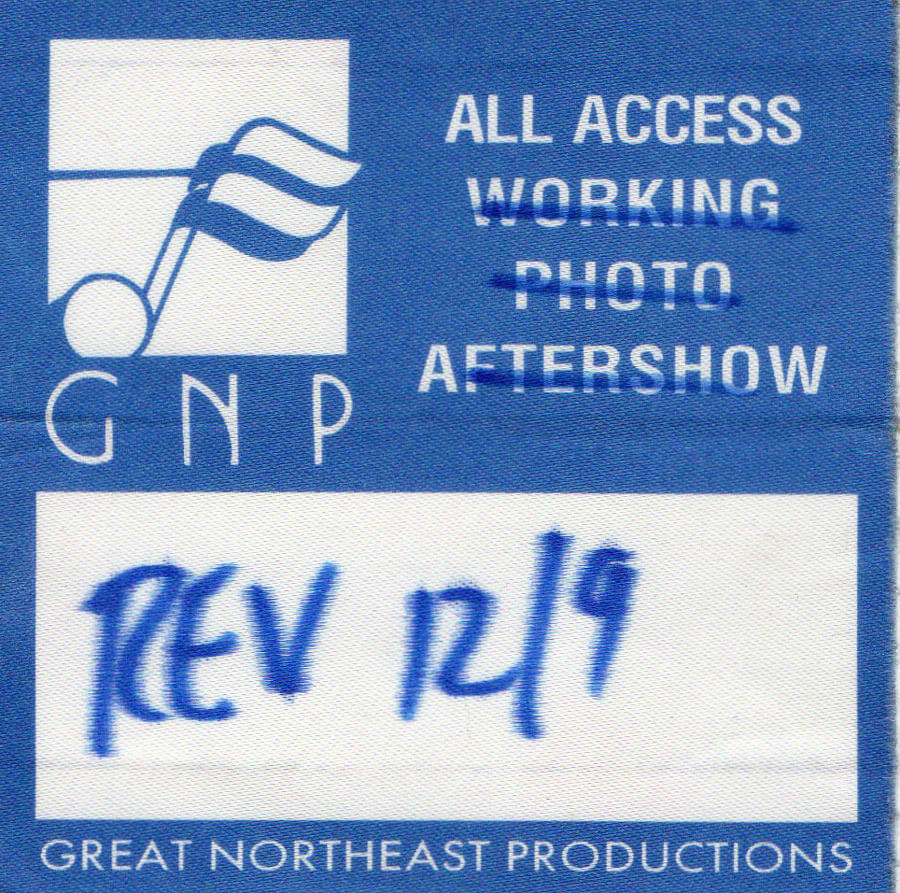 Reverend Horton Heat Tour Laminates & Passes - 1998