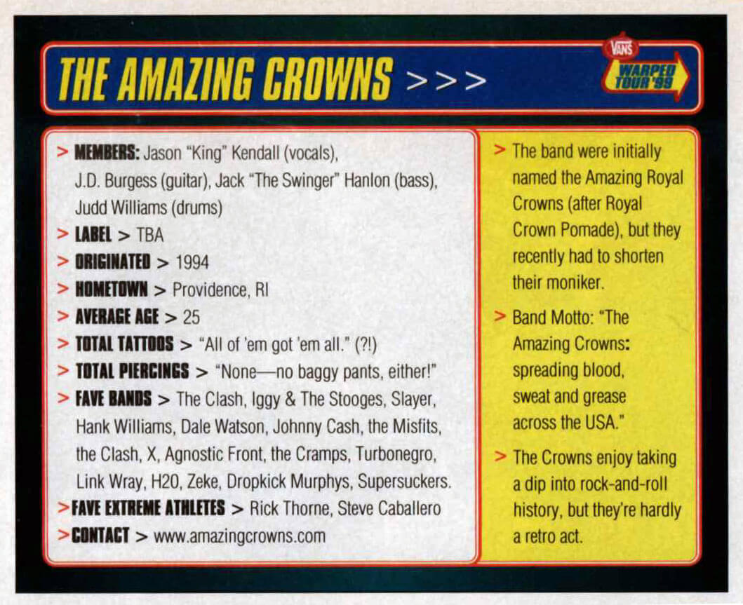 Warped Tour Moments - 1999